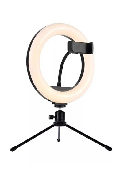 OVLENG 8'' Youtuber Makyaj Led Halka Işık Kuaför,make Up Ring Light Tripod Ayak.