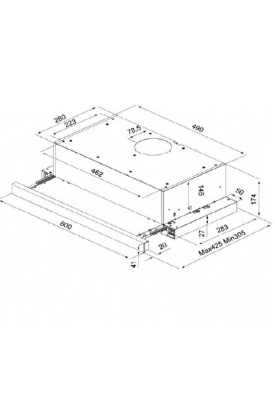 Esty Çift Motor Beyaz Aspiratör+karbon Filtre Bacasız Kullanım