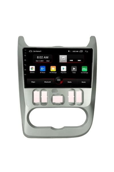 EXVOL DACİA DUSTER 2010-2013 ANDROİD MULTİMEDYA CARPLAY 9 İNC HD IPS EKRAN 2GB/32GB KAMERA HEDİYELİ
