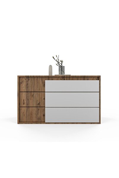 ANZERA Venge Şifonyer 3 Çekmeceli