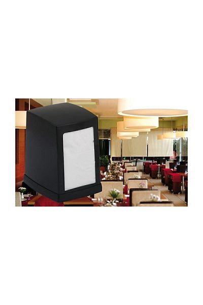 Vialli Np100b Black Table Top Napkin Dispenser
