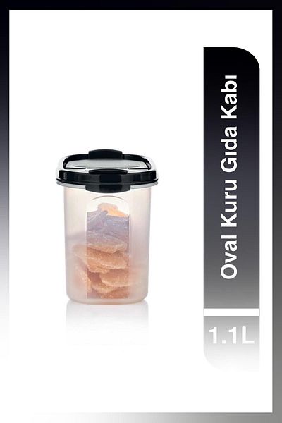 Tupperware 1.1 Lt Oval Dry Food storaGe Container