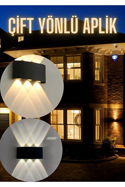 Voxify 10W Dış Mekan Lambader Aplik, Günışığı Led Aydınlatma Kolay Montaj