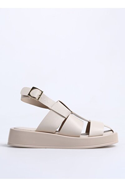 Fabrika Ekru Kadın Sandalet TRISHNA