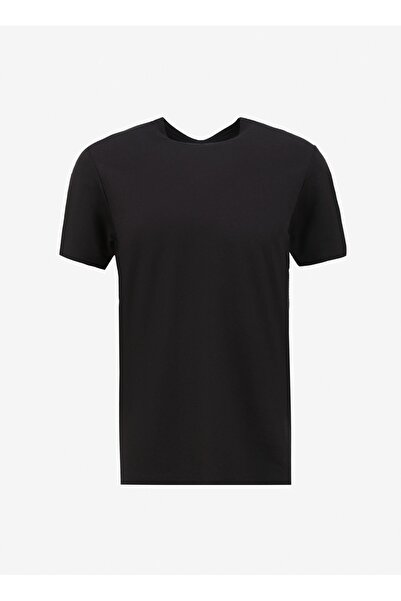 Fabrika Antrasit Erkek Bisiklet Yaka Basic T-Shirt F4SM-TST 0740