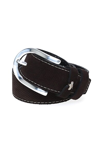 Fabrika Kahve Erkek Deri Kemer