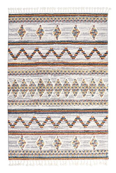 Dolce Vita Halı Sumatra 351 Master Karışık Renkli Bohem Salon-oturma Odası Ha...