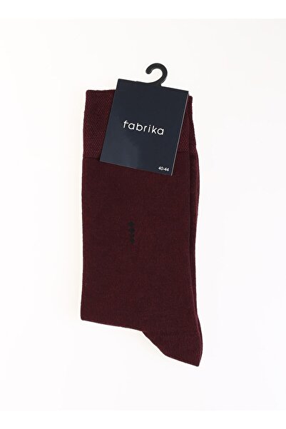 Fabrika Bordo Erkek Soket Çorap Fab-ns-03