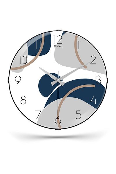 Muyika Design Muyika Gento Bombe Real Glass Silent Mechanism 36cm Wall Clock Pds-36