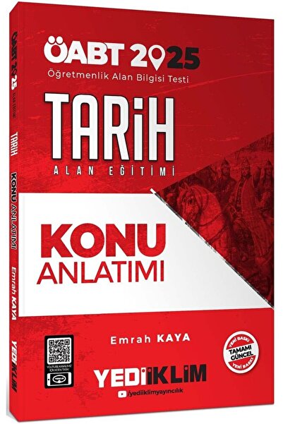 Yediiklim Yayınları Yediiklim Yayınları 2025 ÖABT Tarih Alan Eğitimi Konu Anl...