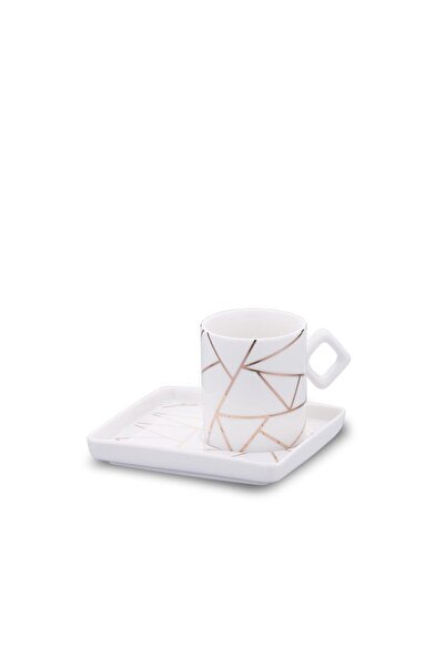 KORKMAZ Eva 4 Parça Kahve Fincan Takımı A8648-4