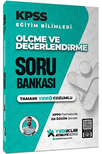 Yediiklim Yayınları 2025 KPSS Eğitim Bilimleri Atölye Serisi Ölçme ve Değerle...