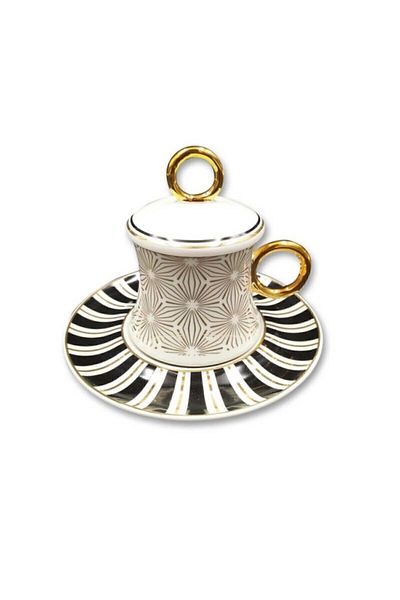 KORKMAZ A8636 Freedom Set of 6 Coffee Cups with Lids
