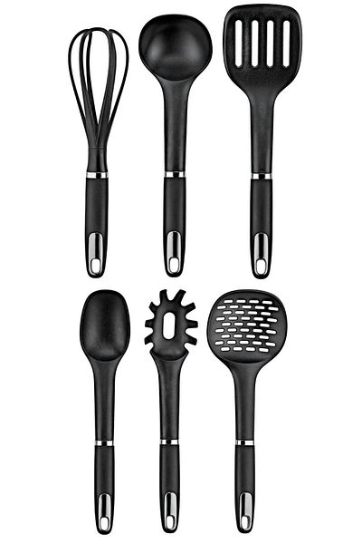 VİP AHMET 6 Piece Matte Chrome Luxury Service Set