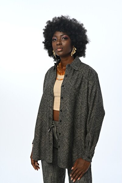 Orfeo Negro Візерунчастий жіночий гомлек оверсайз