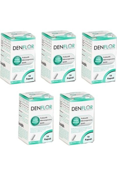 denflor Probiyotik 10 Kapsul 5 Adet