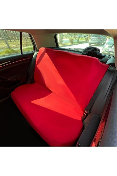 Teksin Fiat Doblo Oto Koltuk Servis Kılıfı Kırmızı Likralı Esnek Tüm Araç Modellerine Uygun Universal