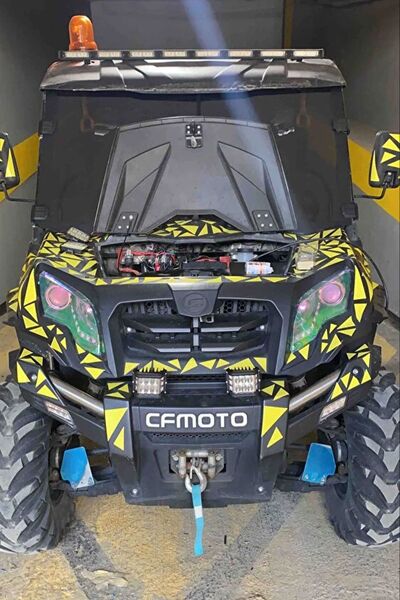 ASTRA LED Hightech 2 Adet 12 Led Turuncu Beyaz 45w 10cm Kare Led Lamba ATV Offroad Motosiklet Sis Farı