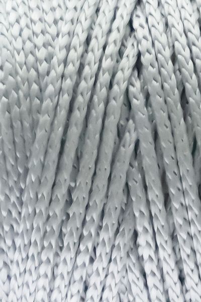Yüncü Nihat 200g 200mt 2,5mm Γκρι πολυεστέρας μακραμέ σχοινί τσάντα - Supla String Knitting
