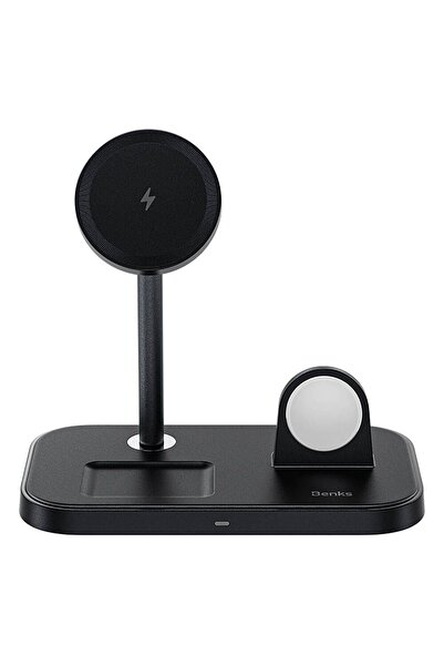 Benks Kablosuz Şarj Standı Max 23W Benks W16 3in1 Telefon&Akıllı Saat&Kulaklı...