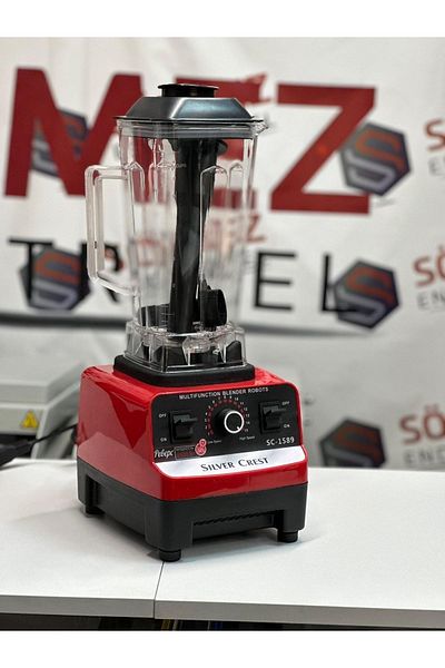 Silver Crest Bar Blender Ice Crusher Industrial Blender