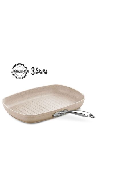 KORKMAZ Granita 35x25 cm Dikdörtgen Grill Tava A1269