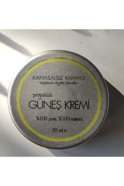 kimyasalsız kimyacı doğanın ayak izinden propolisli güneş kremi