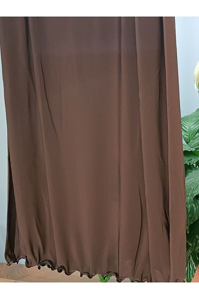 Blotch Premium Lycra Bitter Brown Color Lycra Sandy Jersey Shawl