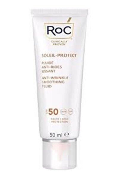 Roc Kırışık Karşıtı Rahatlatıcı Likit Güneş Kremi Spf50 50 ml 2'li