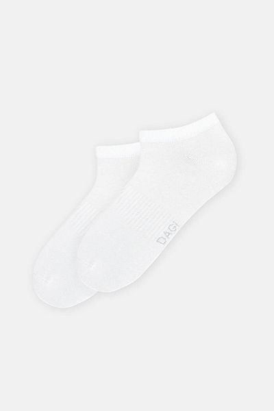 Dagi White Men's Sports Socks 2-Piece
