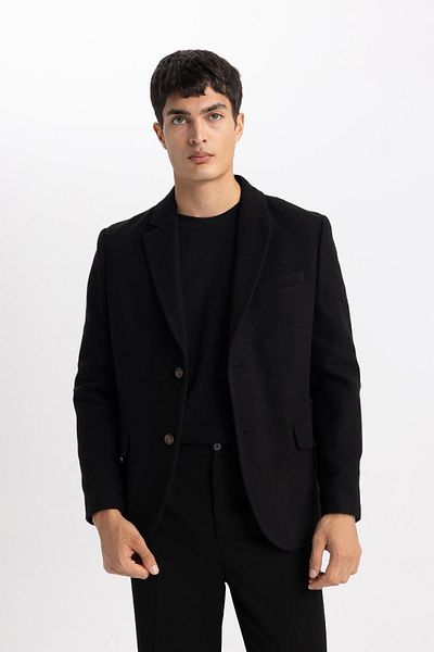 DeFacto Modern Fit Jacket Lapel Button Blazer Jacket B5736Ax23Au