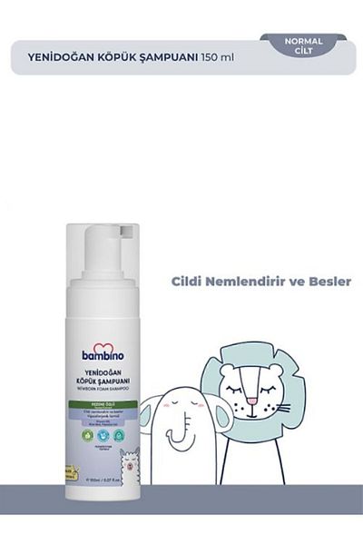 Bambino Newborn Foam Shampoo 150 ml