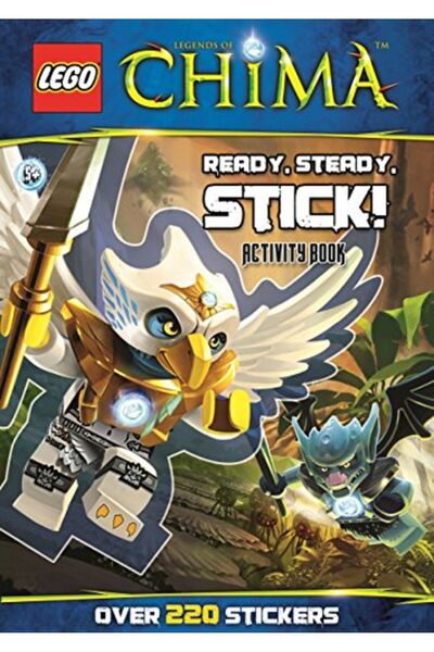 Harper Collins كتاب الأنشطة الملصق Ready Steady Stick من مجموعة ليجو® ليجندز أوف شيما