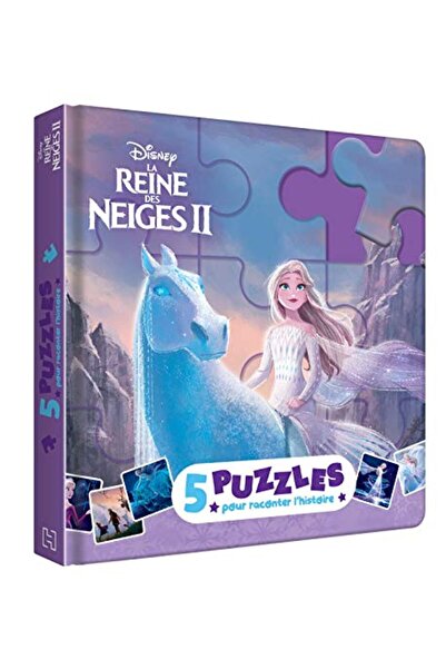 Hachette لغز La Reine Des Neiges 2 Mon Petit Livre 5 ألغاز 9 قطع ديزني