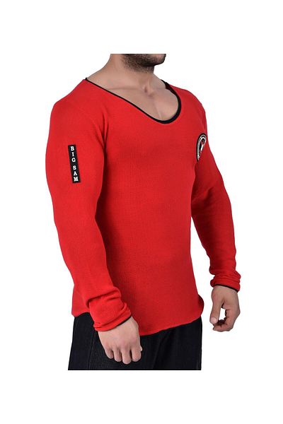 Big Sam Sports Knitwear Sweatshirt 4674 - Slim Fit