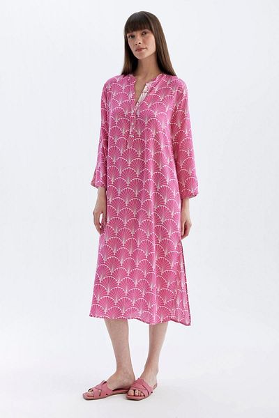 DeFacto Gemustertes Strandkleid mit normaler Passform - Fall In Love D0452ax24sm