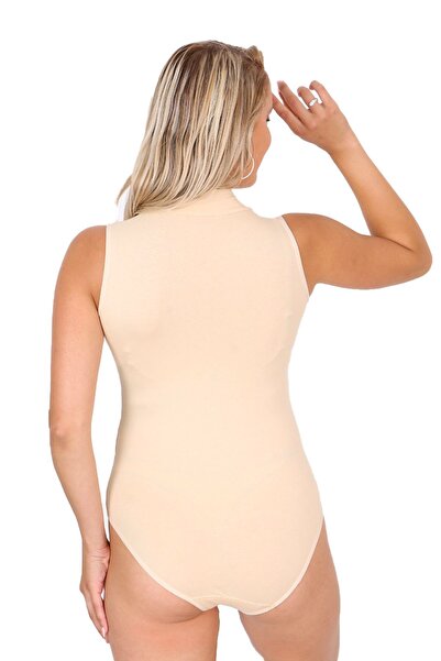 ATİLLA İÇ GİYİM Half turtleneck - Zero Sleeve Snap Badi