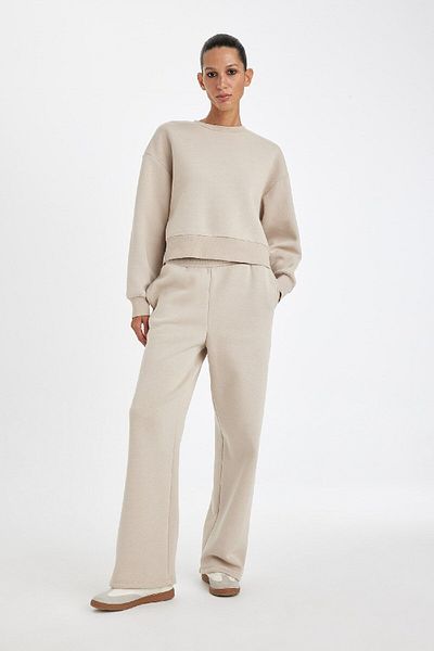 DeFacto Dicke Sweatshirthose mit hoher Taille und Tasche - B8571ax24wn