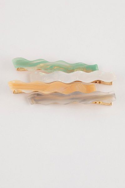 DeFacto Farbenfrohes 4-teiliges Set mit dünnen Schnallen - D4877axns