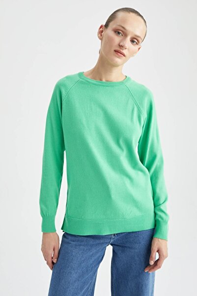 DeFacto Relaxed Fit Crew Neck Knitwear Sweater - I6913Az22Wn