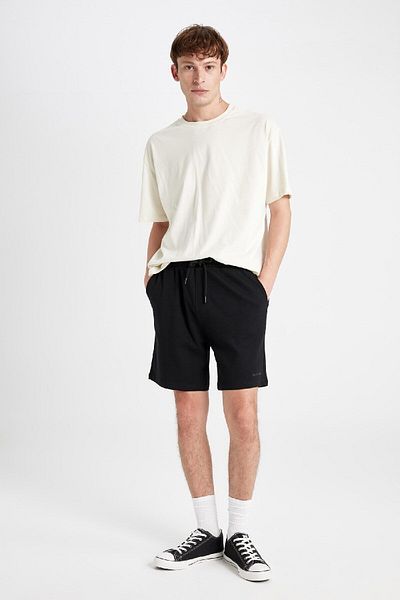 DeFacto Relax Fit Basic Straight Shorts mit Taschen D5104ax24sm