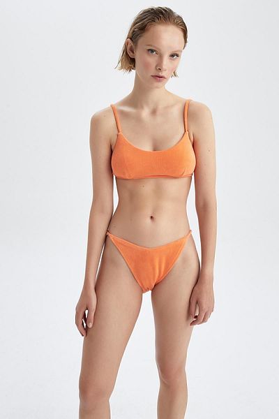 DeFacto Fall In Love – Bikinihose aus Frotteestoff in normaler Passform, Y3559az22hs