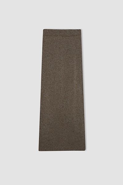 DeFacto Regular Fit Basic Plain Knitwear Maxirock B5612ax23wn
