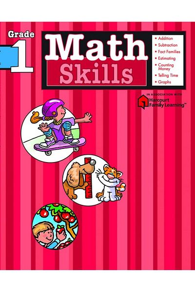 Ingram Math Skills Grade 1 Flash Kids Harcourt Family Learning