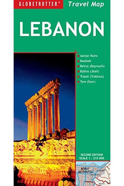 Ingram Lebanon Travel Map 2Nd New Edition