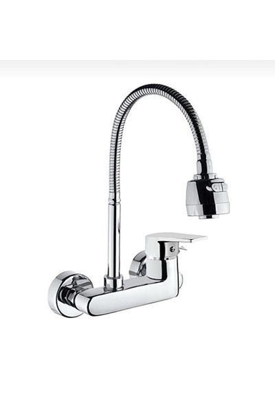 Yayke Open Closed Mix Wall-Spired Kitchen Housing Applique Faucet
