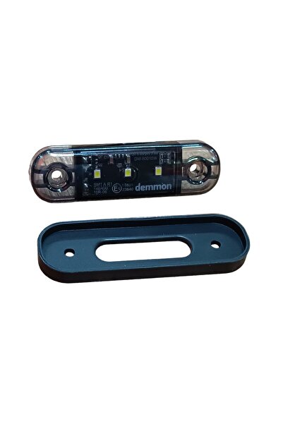 POLATLI OTO AKSESUAR Demmn 3 Ledli Tombul Parmak Led 12v - 24v Beyaz ( 1 Adet )