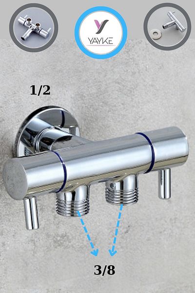 Yayke Luxury Bidet Tap with Double Arm Outlet