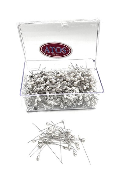 ATOS Damla Başlı Toplu Iğne 250gr Beyaz