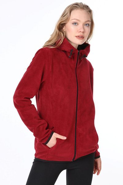 Vio Belle Women's Fleece Sweatshirt - Zipper and Hood